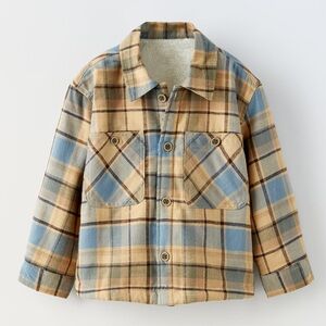 ZARA Plaid Over Shirt/ Jacket